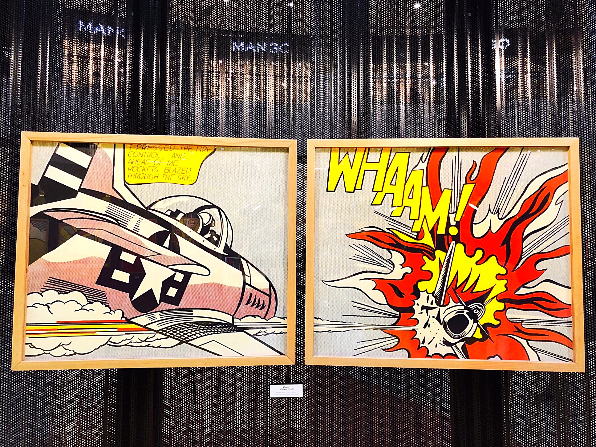 Roy Lichtenstein posters at Colombo Center Lisbon