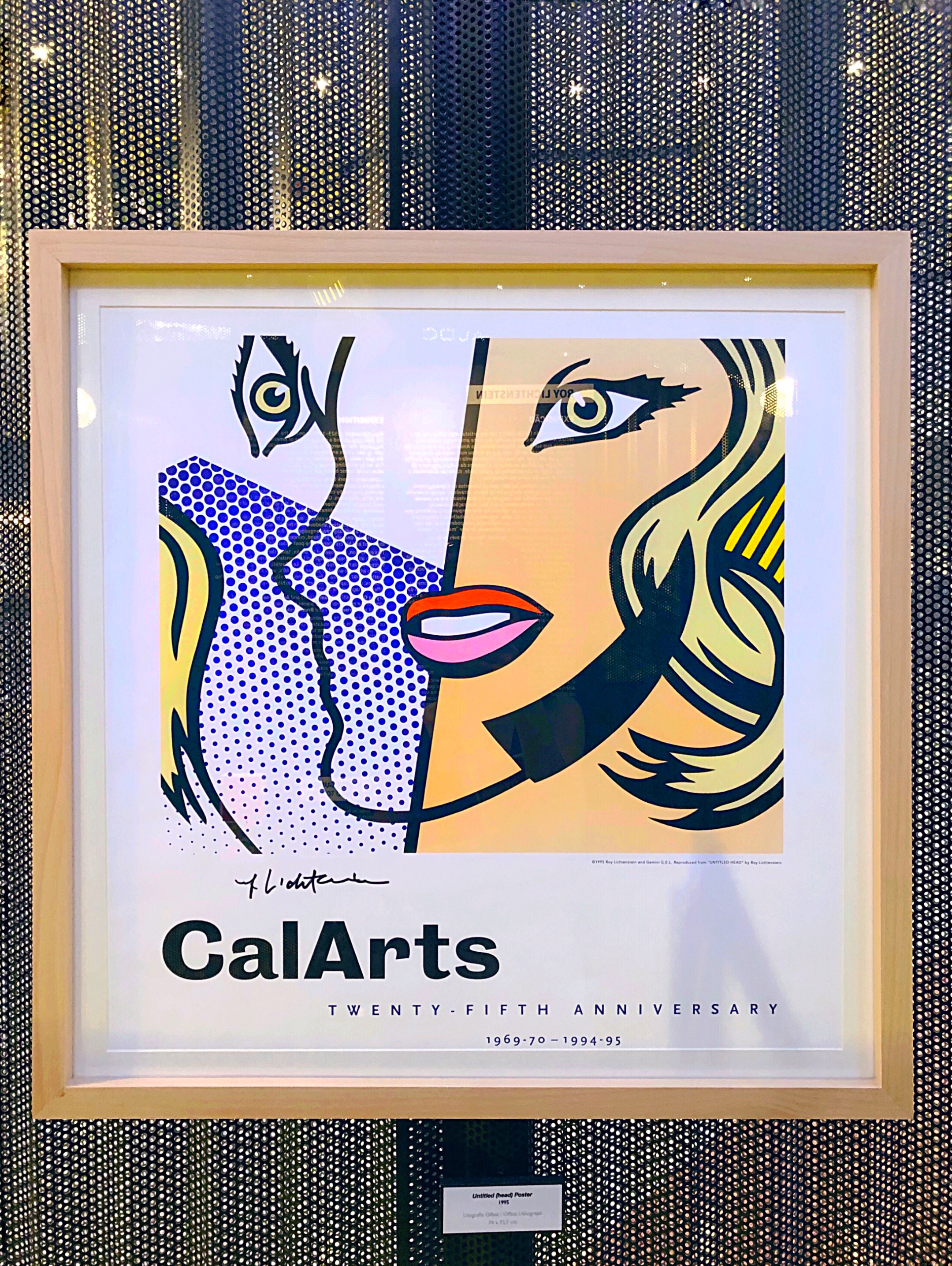 Roy Lichtenstein poster at Colombo Center Lisbon