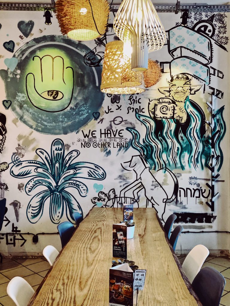 Interior of Tel Aviv Urban Food Warsaw