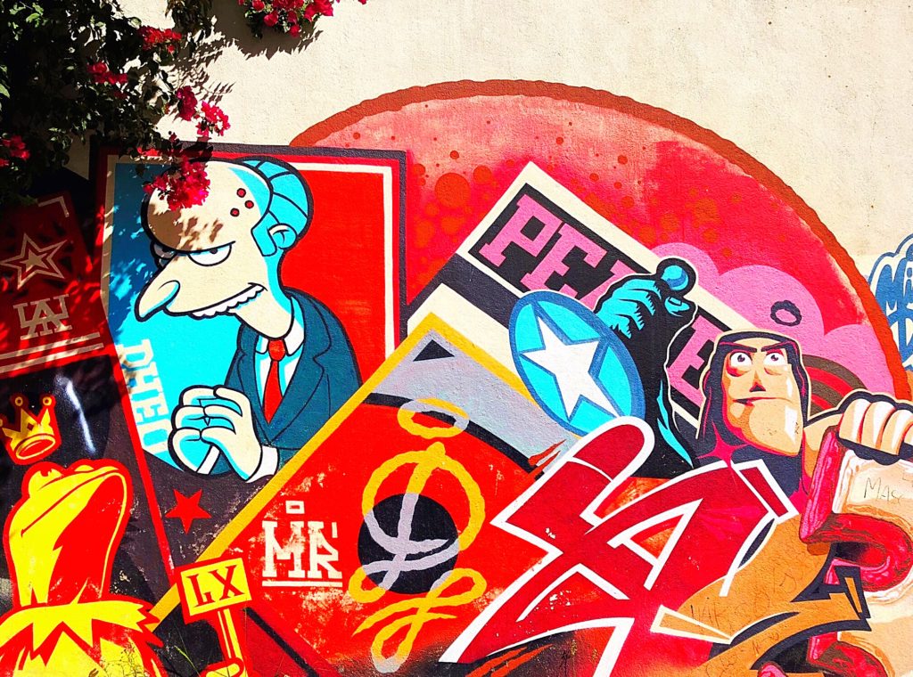 Lisbon street art Art by Pariz One and M. Dheo
