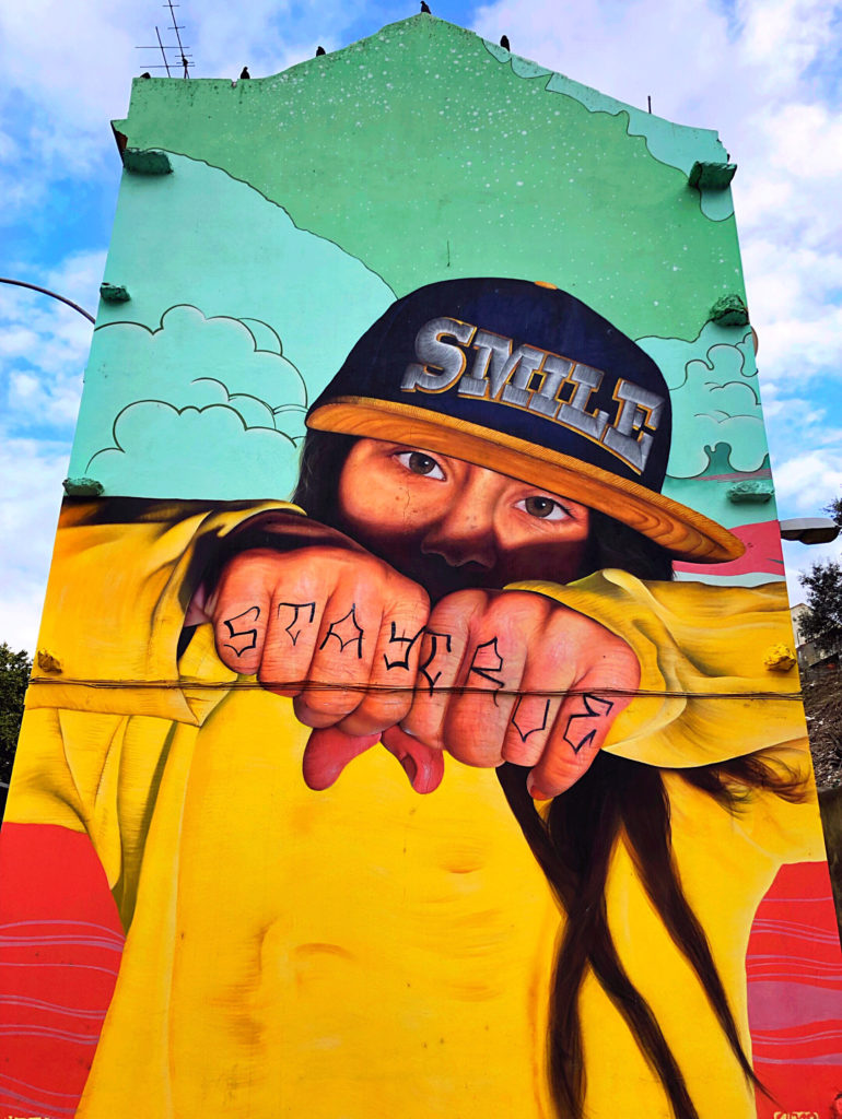 Lisbon street art Art by SMILE