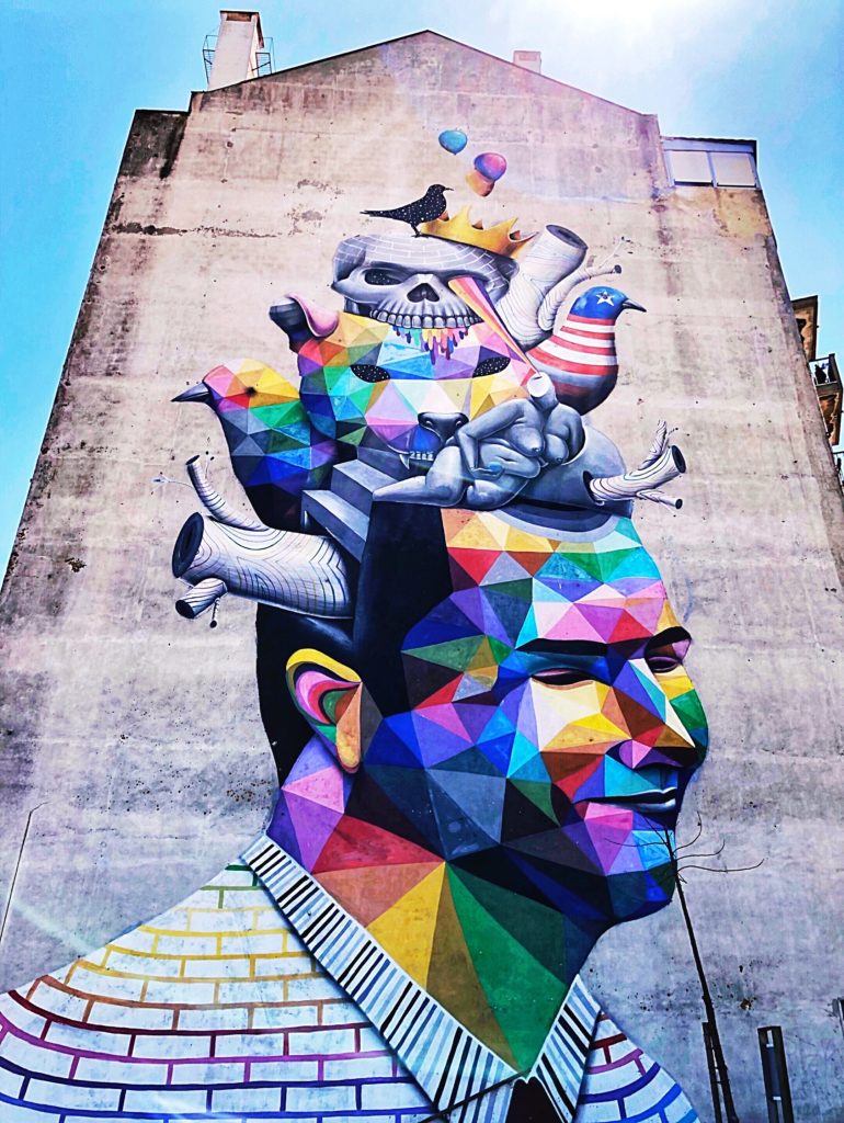 Lisbon street art Art by Okuda