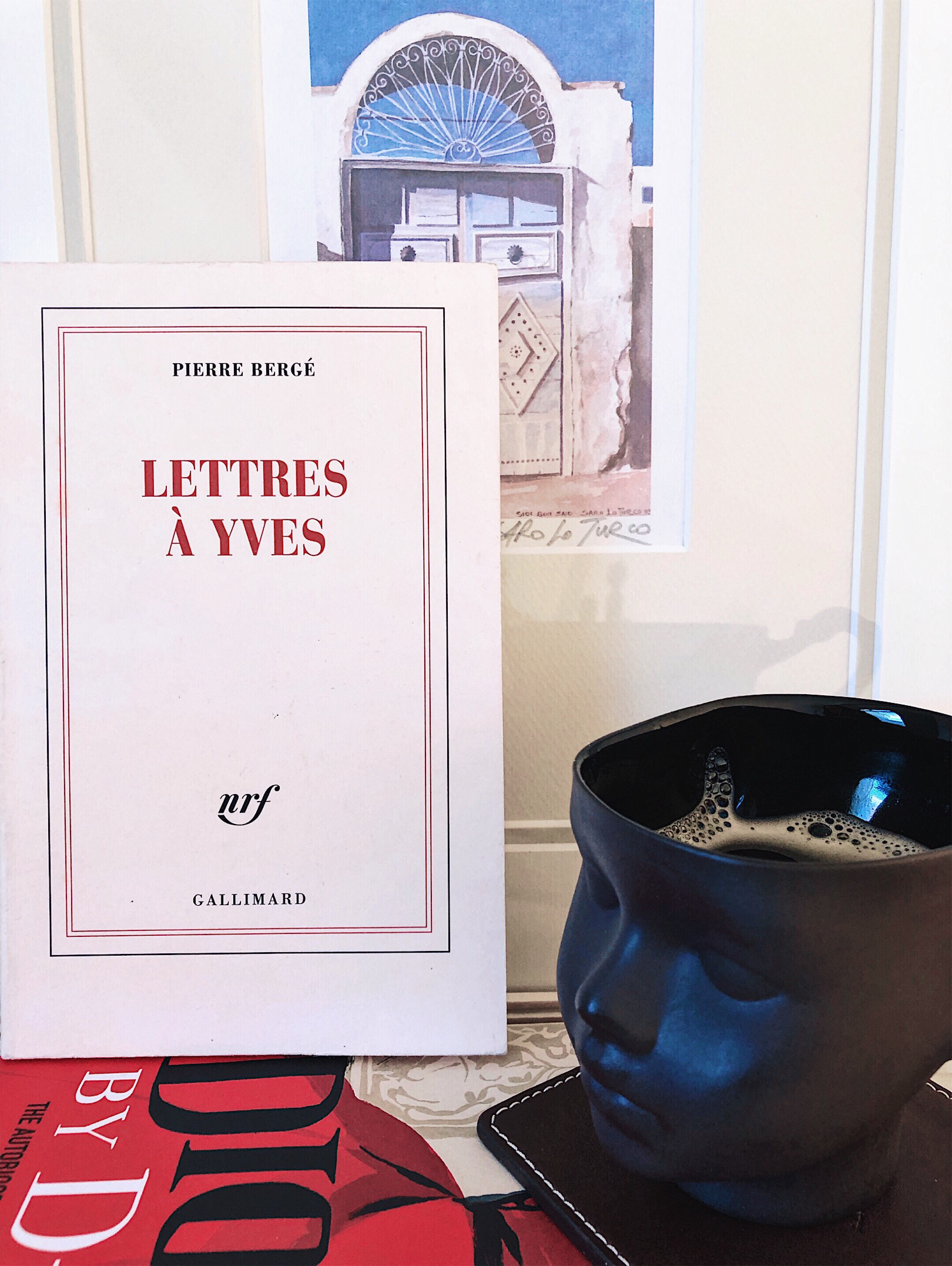 Letters to Yves book on the table